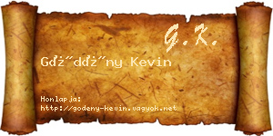 Gödény Kevin névjegykártya